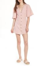 Women's Topshop Angel Sleeve Shift Dress Us (fits Like 0-2) - Pink