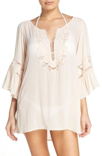 Women's L Space 'breakaway' Cover-up Tunic - Coral