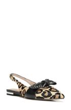 Women's Sam Edelman Rupert Genuine Calf Hair Flat M - Black