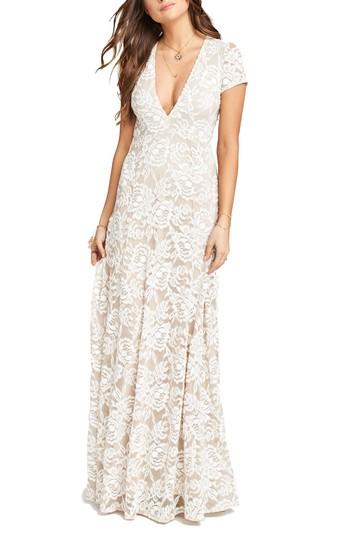 Women's Show Me Your Mumu Eleanor Lace Gown - Beige