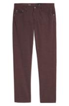 Men's Ag Tellis Slim Fit Five-pocket Pants 34 - Burgundy