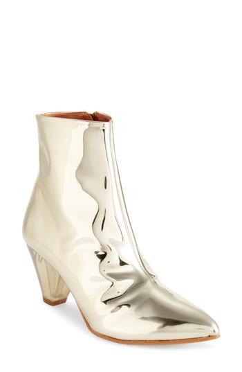 Women's Free People Aspect Statement Heel Bootie Us / 36eu - Brown