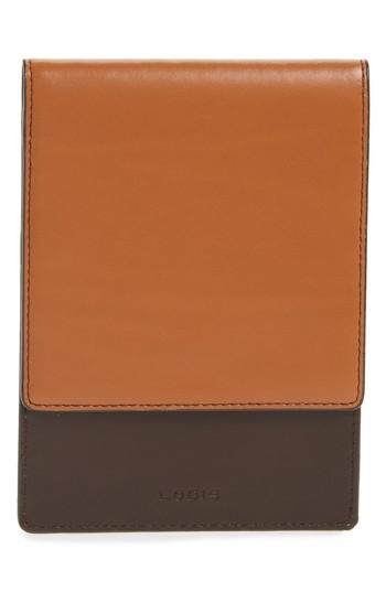 Lodis Audrey Under Lock & Key Skyler Leather Passport Wallet - Brown