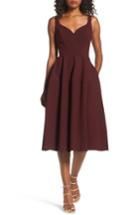 Women's Jill Jill Stuart Crepe Midi Dress - Purple