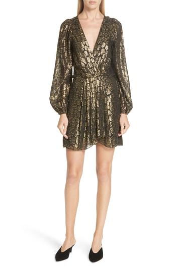 Women's A.l.c. Elsa Marina Leopard Fil Coupe Dress