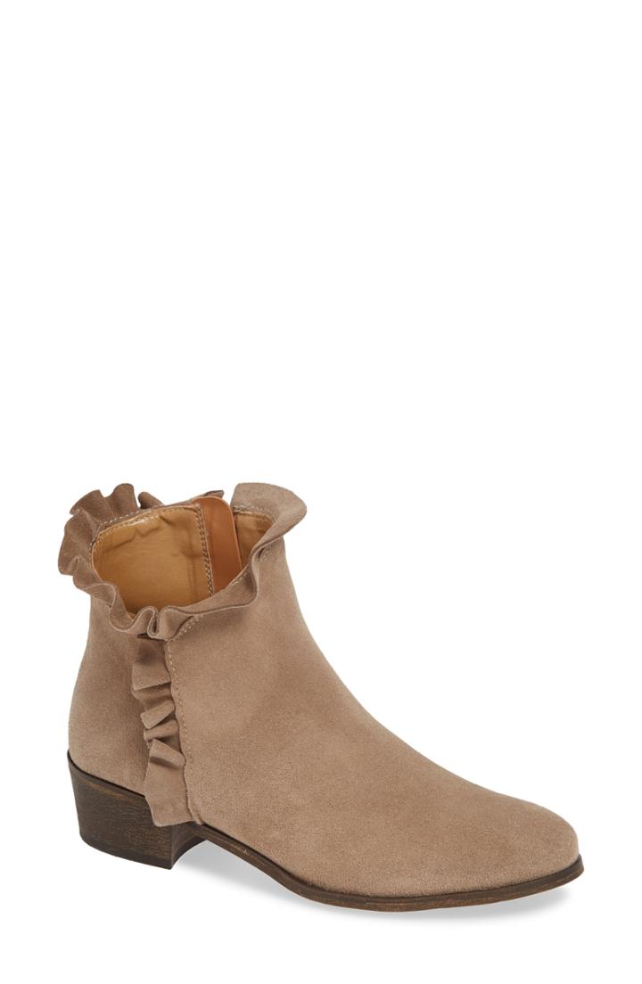 Women's Klub Nico Bryce Ruffle Top Bootie M - Beige