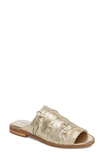 Women's Kelsi Dagger Brooklyn Slope Slide Sandal .5 M - Metallic