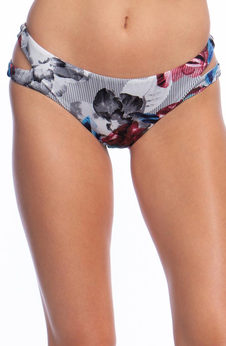 Women's The Bikini Lab Heavy Petal Cutout Hipster Bikini Bottoms