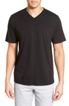 Men's Cutter & Buck 'sida' Regular Fit V-neck T-shirt - Black