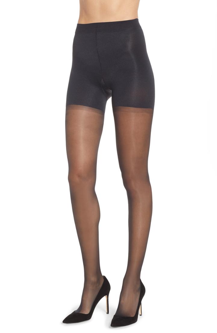 Women's Spanx Waist Sheers, Size E - Black