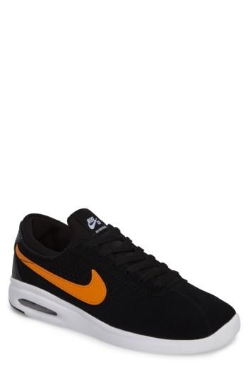 Men's Nike Sb Air Max Bruin Vapor Skateboarding Sneaker .5 M - Black