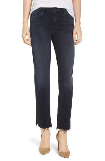 Women's Mother The Rascal Ankle Straight Leg Jeans - Blue