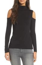 Women's Bailey 44 Mock Neck Cold Shoulder Top - Black