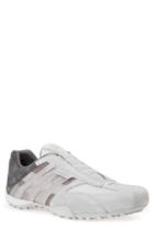 Men's Geox Snake 126 Laceless Low Top Sneaker Us / 40eu - Grey