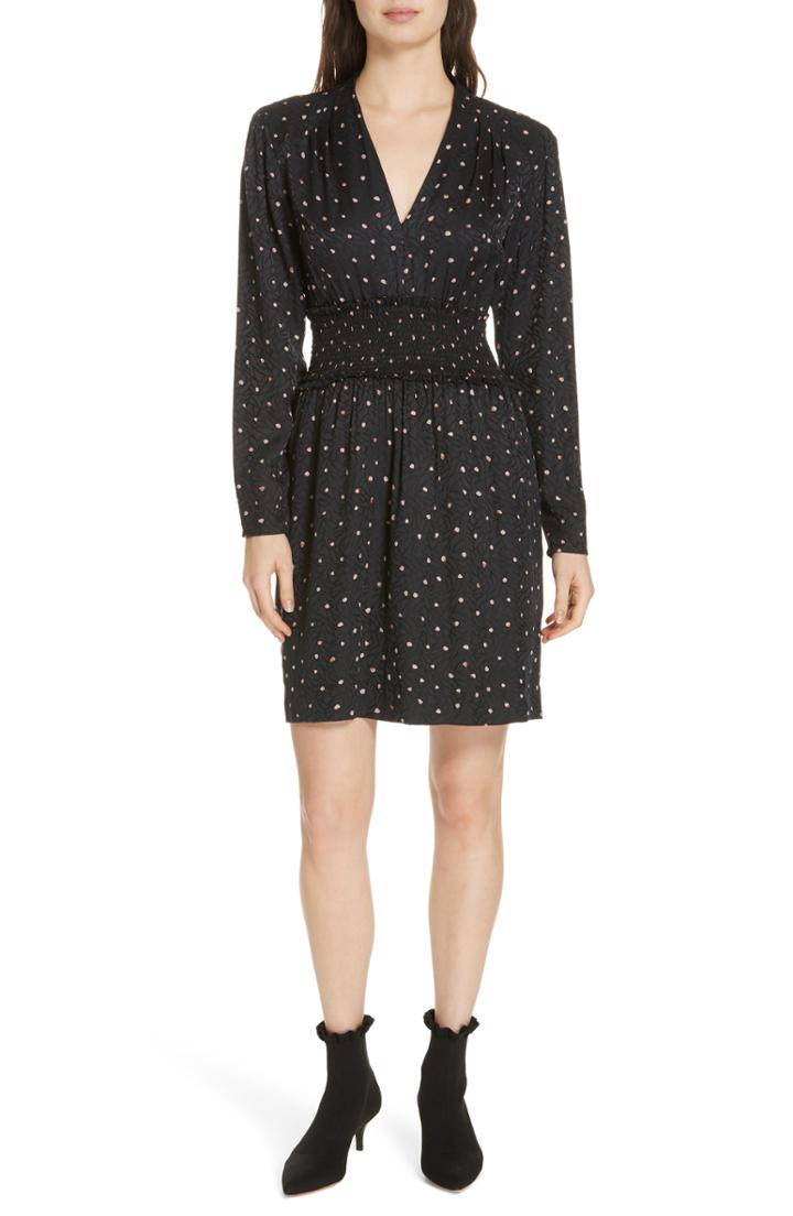 Women's Rebecca Taylor Painted Dot Dress - Black