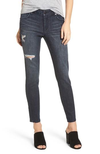Women's 1822 Denim Distressed Skinny Jeans - Blue