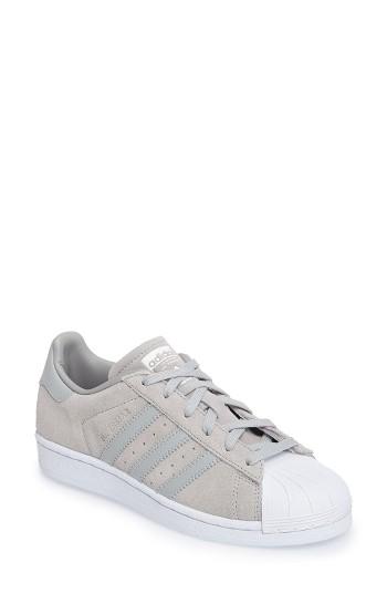 Women's Adidas Superstar Sneaker .5 Women's / 8.5 Men's M - Grey