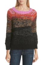 Women's Smythe Stripe Cross Stitched Alpaca Blend Sweater