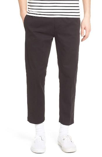 Men's Obey Late Night Ii Slim Fit Cropped Pants