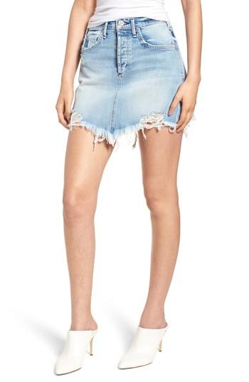 Women's Mcguire Izabel Angled Hem Denim Skirt