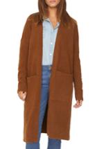 Women's Sanctuary Jordyn Long Cardigan - Brown