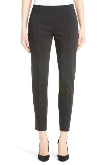 Women's Max Mara Luglio Stretch Cotton Sateen Pants