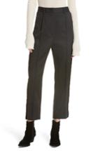 Women's Mm6 Maison Margiela Fray Edge Pieced Pants Us / 38 It - Black