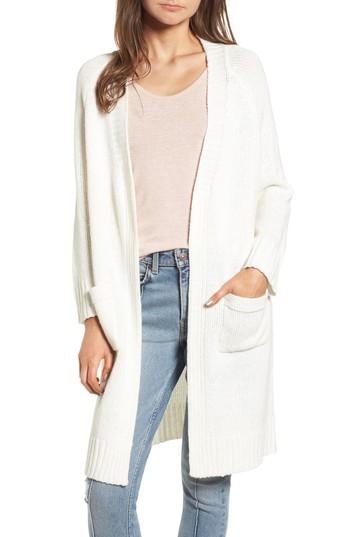 Women's Lost + Wander Blanco Open Cardigan /small - White
