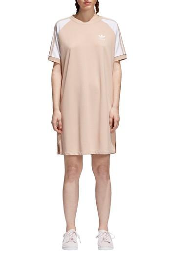 Women's Adidas Originals Raglan Sleeve Dress - Pink