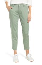 Women's Jag Jeans Flora Polka Dot Crop Pants - Green