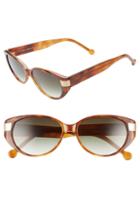 Women's Colors In Optics Southbeach 54mm Gradient Cat Eye Sunglasses - Honey