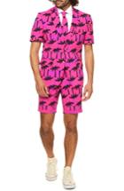 Men's Opposuits Summer Tropicool Trim Fit Two-piece Short Suit With Tie