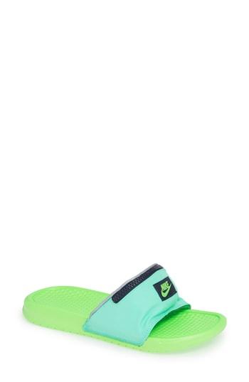 Women's Nike Benassi Ddi Fanny Pack Sandal M - Green