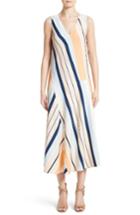 Women's Lafayette 148 New York Divinity Stripe Midi Dress