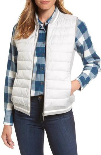 Women's Barbour Bleachey Quilted Gilet Us / 10 Uk - Grey