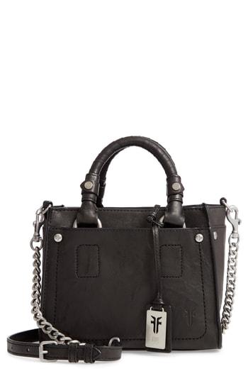 Frye Mini Demi Leather Satchel - Black