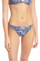 Women's Rvca Sky Lights Print Bikini Bottoms - Blue
