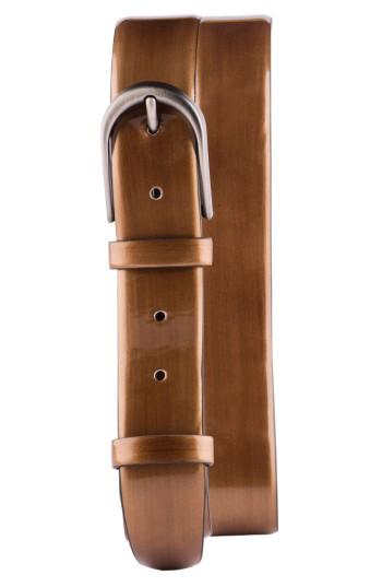 Men's Jared Lang Solid Leather Belt - Brown