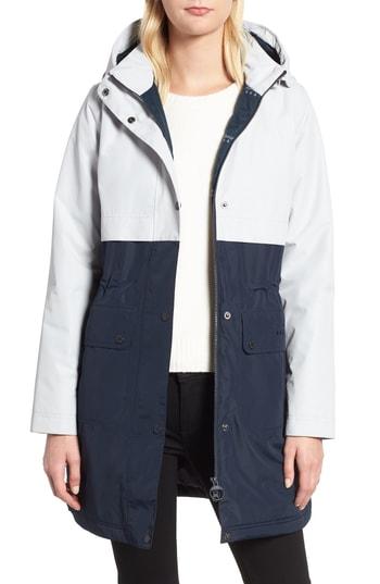 Women's Barbour Damini Waterproof Jacket Us / 8 Uk - Blue