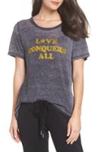 Women's Chaser Love Conquers All Tee - Black