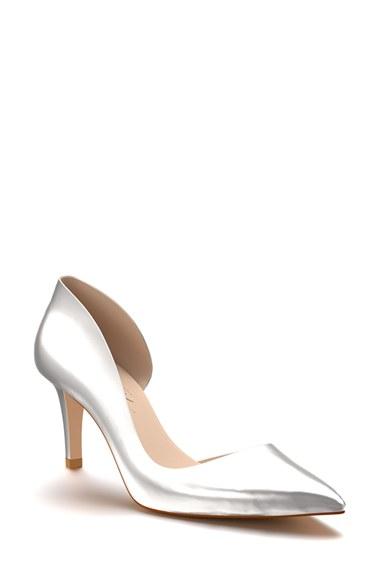 Women's Shoes Of Prey Half D'orsay Pump B - Metallic