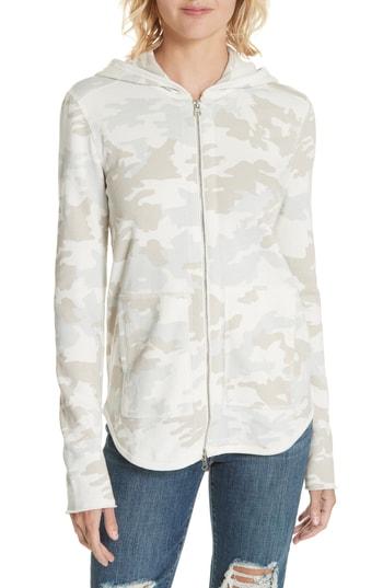 Women's Atm Anthony Thomas Melillo Camo French Terry Hoodie - Ivory