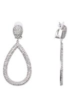 Women's Nina Pave Crystal Clip-on Earrings