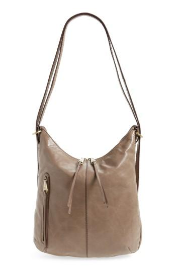 Hobo Merrin Leather Backpack - Grey