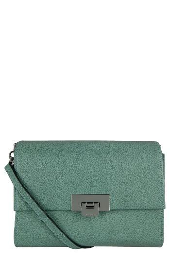 Lodis Small Stephanie Eden Leather Crossbody Bag - Blue