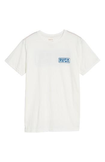 Men's Rvca Suzuki Sign Graphic T-shirt - White