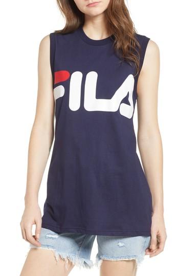Women's Fila Sesto Muscle Tank - Blue