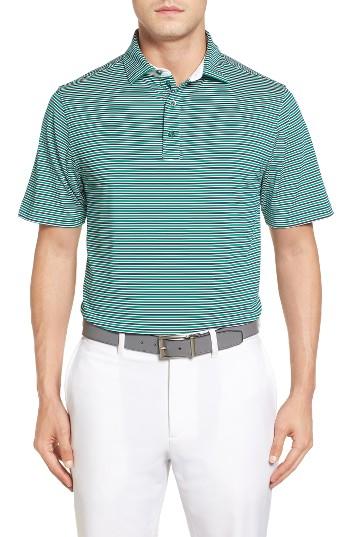 Men's Bobby Jones Xh20 Matzah Stripe Stretch Golf Polo - Blue