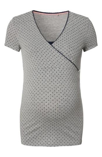 Women's Noppies Emma Maternity/nursing Tee - Grey