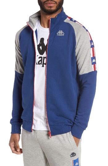 Men's Kappa Zimsa Fleece Track Jacket - Grey